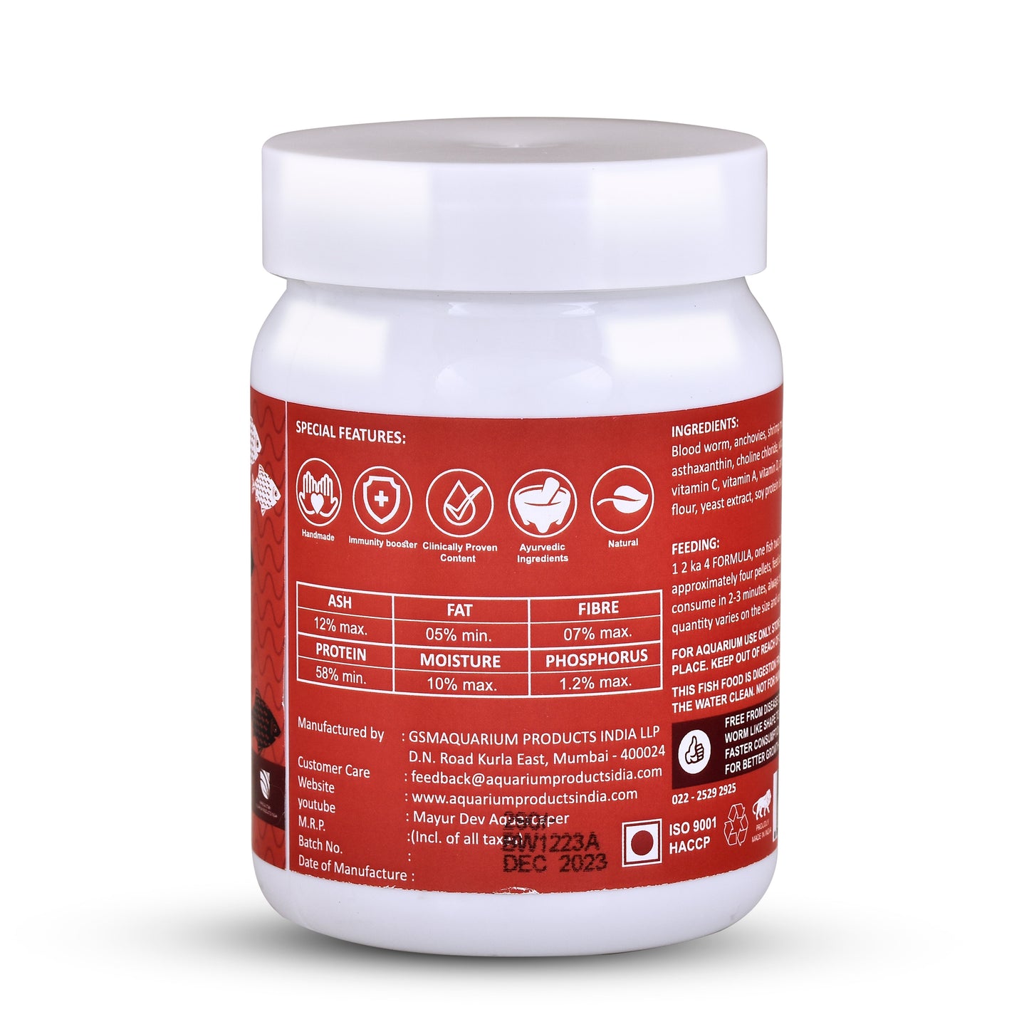 Life Aayu Blood Worm: High-Quality Blood Worm Fish Food