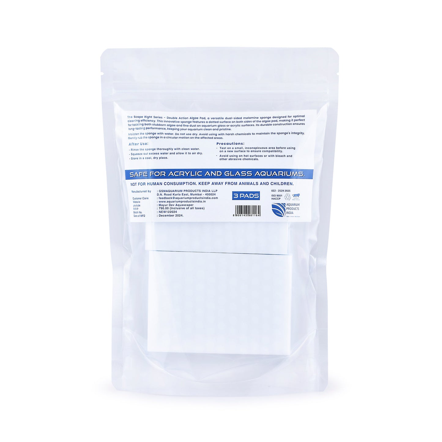 MAYA DOUBLE DOTTED ALGAE CLEANING PAD