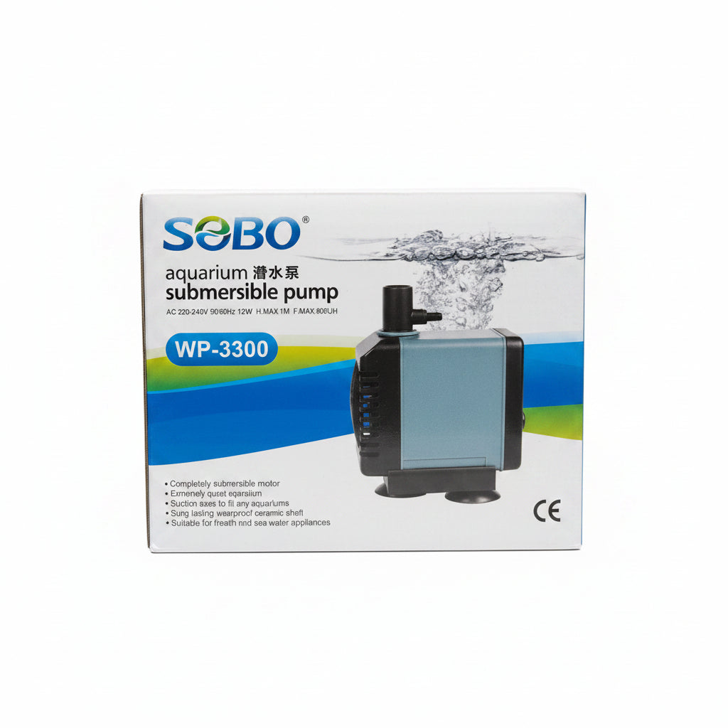 Efficient Circulation Support for Cleaner and Balanced Aquarium Water using SOBO WP-3300 Submersible Pump