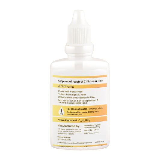 Misha Anti Fungal 30ml | Aquarium Antifungal Treatment for Freshwater Fish | Treats Cotton Wool Disease, Fin Rot & Fungal Infections