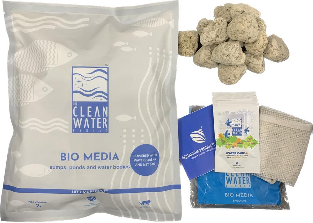 Tcws Sump Media 2L/ 1KG Natural Stone Filtration for Aquatic Bliss