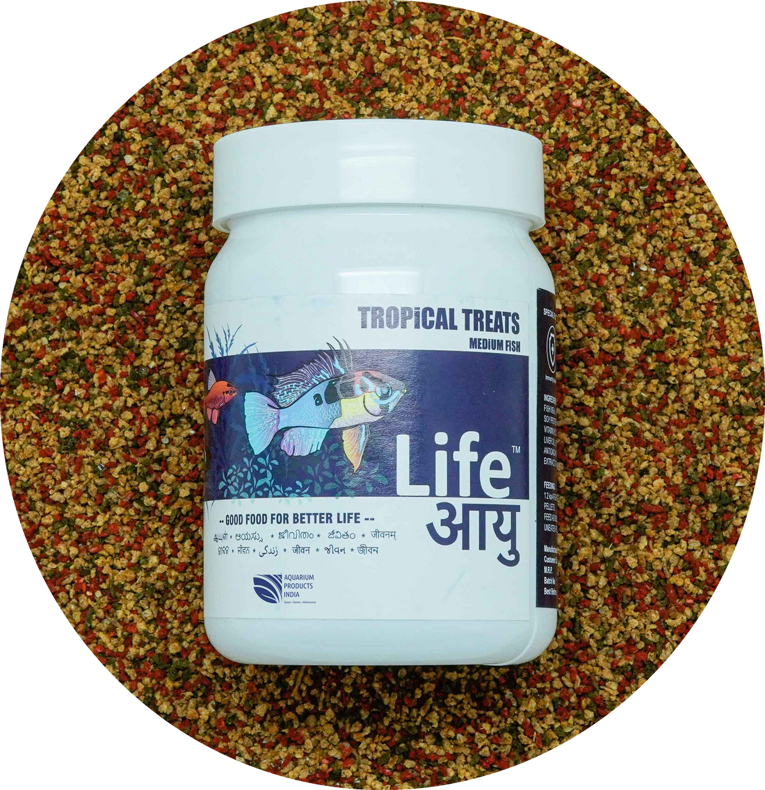 Life Aayuh Tropical Treats Fish Feed 70g