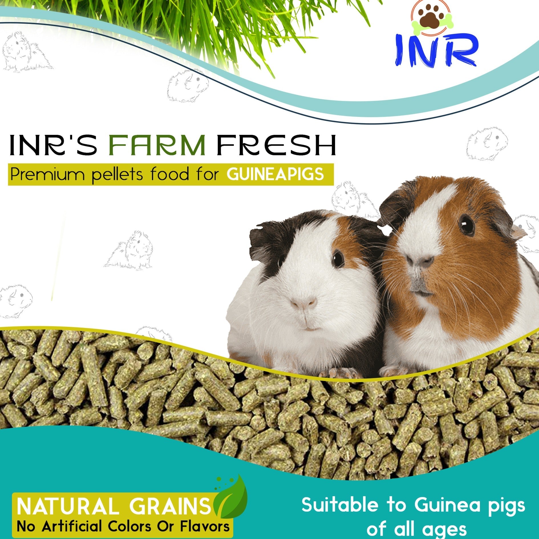Beautiful view of Guinea Pig Food Pellet Small Batch