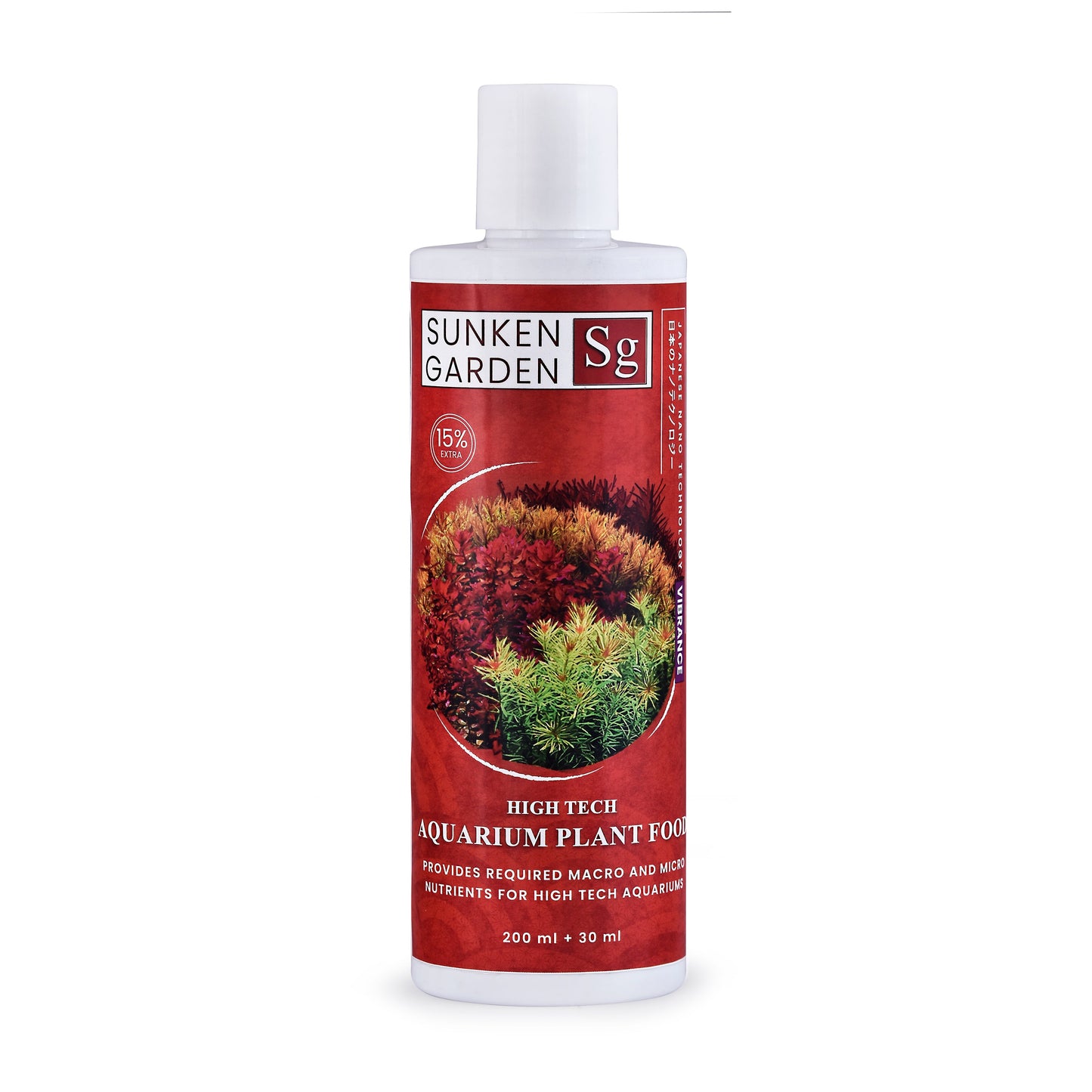 Sunken Garden Vibrance – Dutch-Style Aquarium Fertilizer | All-in-One Formula for Bushy Plant Growth | CO₂ & Non-CO₂ Compatible