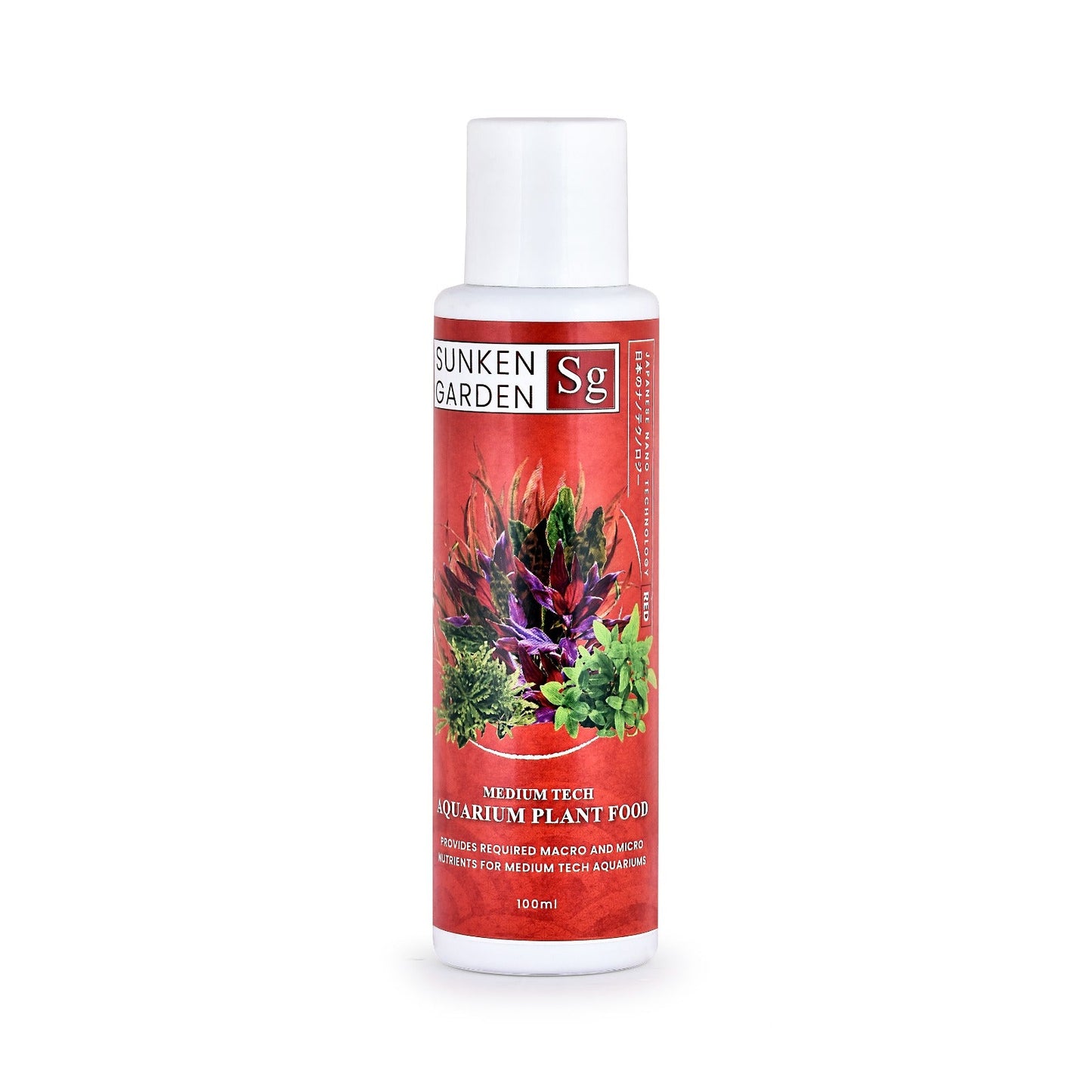 Sunken Garden Red – Fertilizer for Red Aquatic Plants. Bring Out the Bold. Feed the Red.