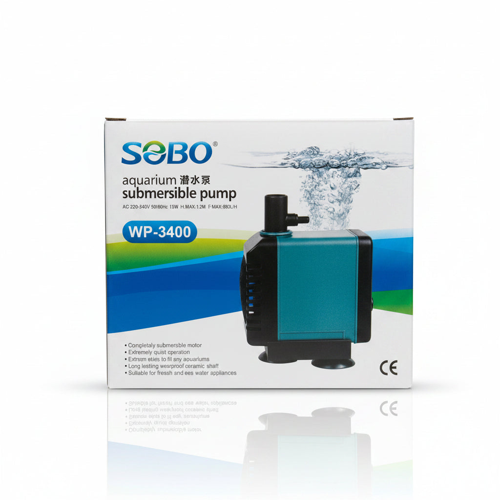 Stronger Water Circulation and Balanced Aquarium Flow using SOBO WP-3400 Submersible Pump