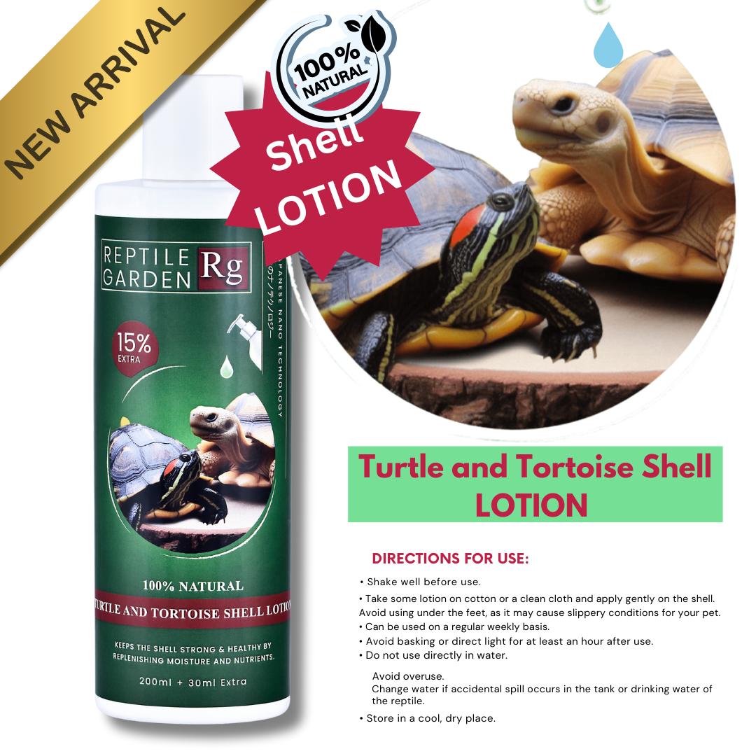 Reptile Garden Turtle & Tortoise Shell Lotion – Vitamin E & Essential Oil Enriched Moisturizer for Shell.