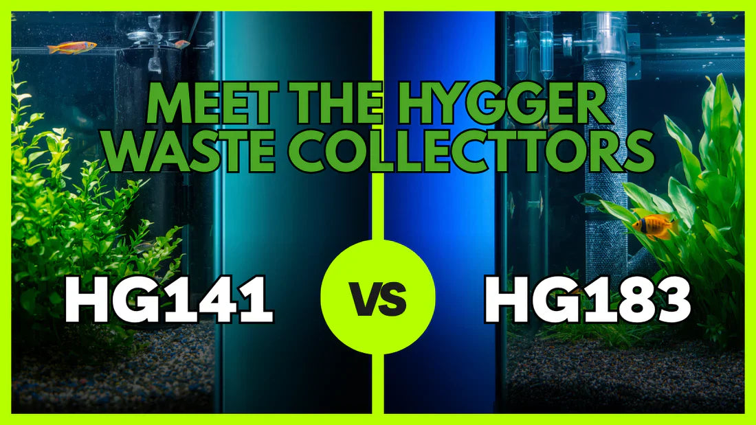 Meet the Hygger Waste Collectors: HG141 vs HG183 - Part 2 of the Waste Collector Series