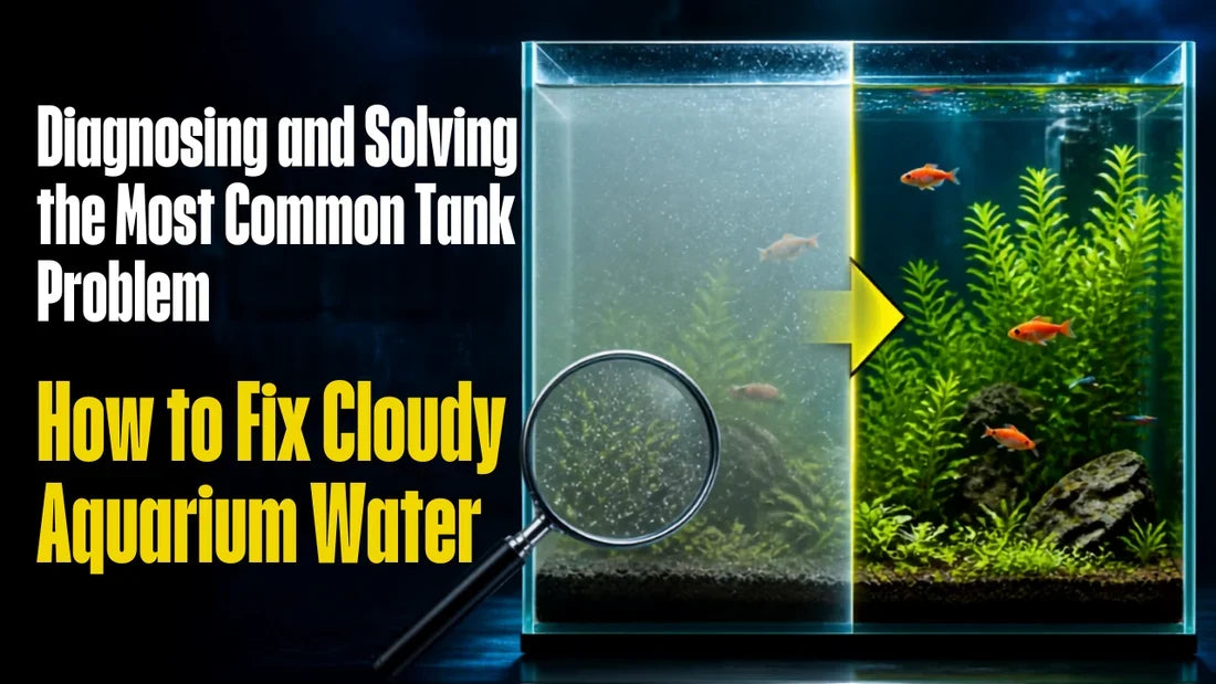 Diagnosing and Fixing the Most Common Aquarium Problem: Cloudy Water