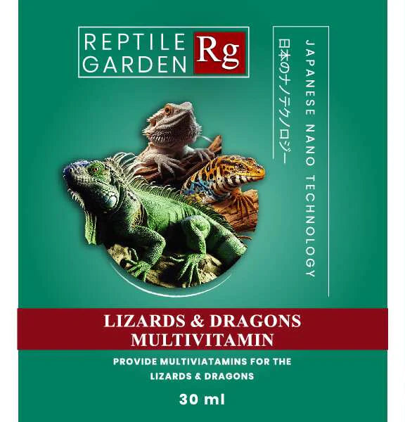 Reptile Garden Lizard and Dragon Multivitamin 30ml – Vital Health Support