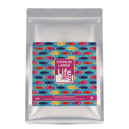 Life Aayu Cichlid Regular Fish Food 1 kg – Daily Nutrition for Healthy Cichlids