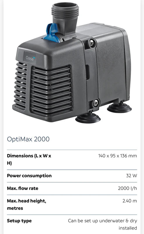 Oase Optimax Water Pump