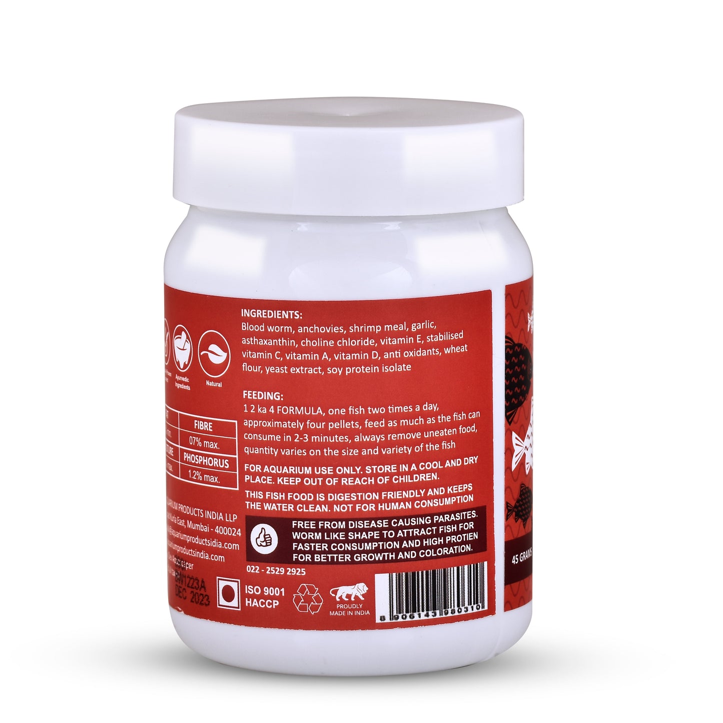 Life Aayu Blood Worm: High-Quality Blood Worm Fish Food