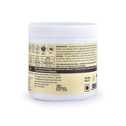Life Aayu Arowana Premium Food – Handmade Ayurvedic Diet for Asian Arowanas | Color Boost, Muscle Growth & Immunity
