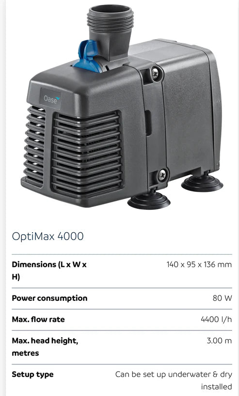 Oase Optimax Water Pump