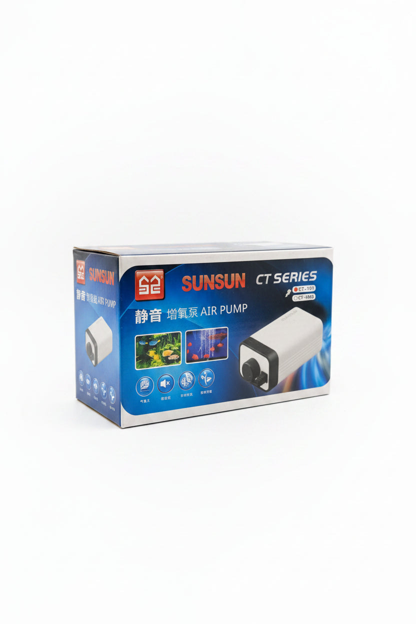 Enhanced Dissolved Oxygen with Balanced Aquarium Environment using SUNSUN CT-101 Air Pump
