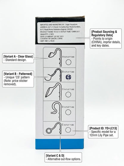 Efficient CO₂ Diffusion and Faster Plant Growth using Professional CO₂ Diffuser 12mm Lily Type