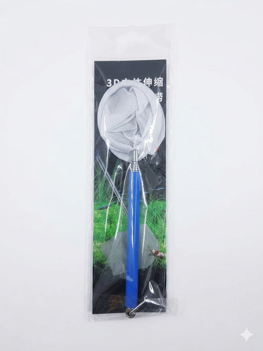 Safe Fish Handling and Easy Aquarium Maintenance using Extendable Fish Net (Small)