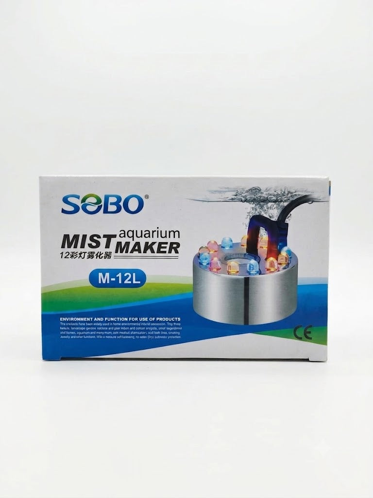 Stunning Decorative Mist Effect for Aquariums and Terrariums using SOBO M-12L Mist Maker