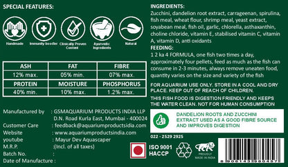 Life Aayu Algae Wafer Fish Food 45g