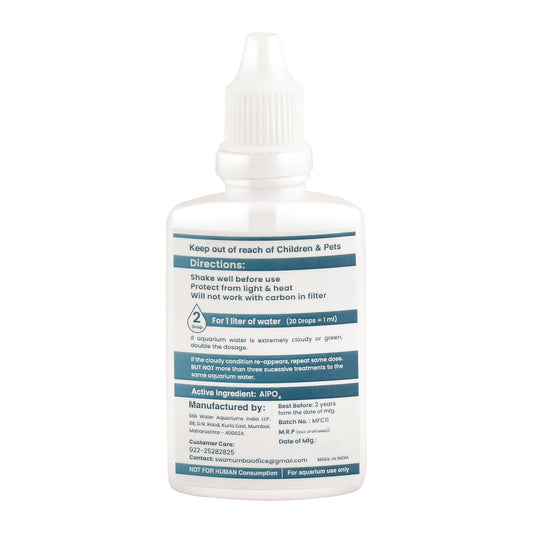 Misha Ammo Clear 30ml | Aquarium Water Clarifier & Phosphate Remover | Clears Cloudy & Green Water for Freshwater Tanks & Ponds