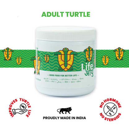 Spirulina & Calcium Enriched Turtle Food for Shell Strength, Immunity and Healthy Digestion