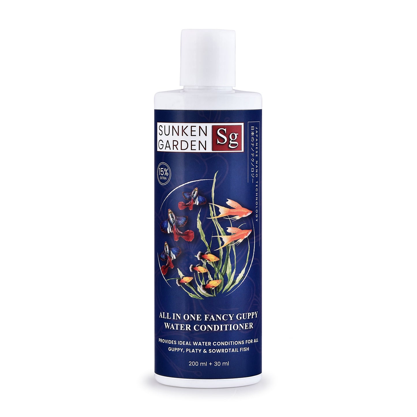 Sunken Garden All In One Fancy Guppy Fish Water Conditioner