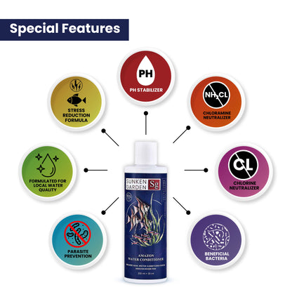 Sunken Garden Amazon Fish Water Conditioner