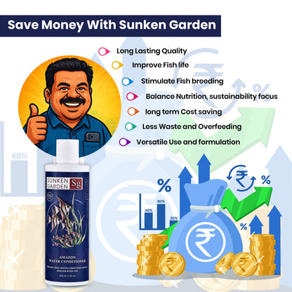 Sunken Garden Amazon Fish Water Conditioner