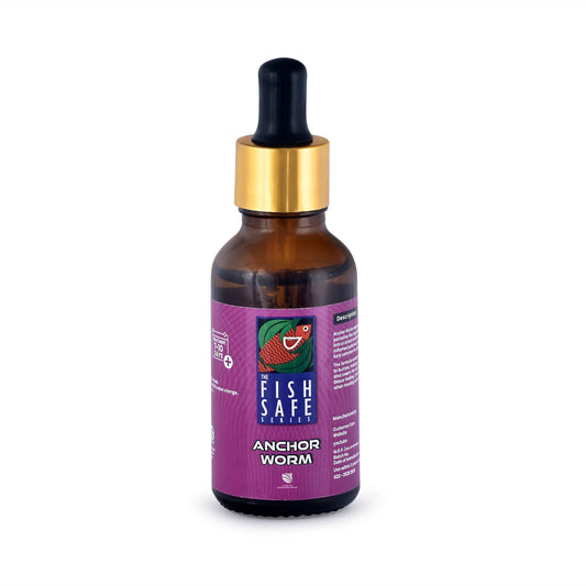 The Fish Safe Series Anchor Worm Treatment | External Parasite Killer + Healing Support | Safe for All Aquarium Fish | 30 ml