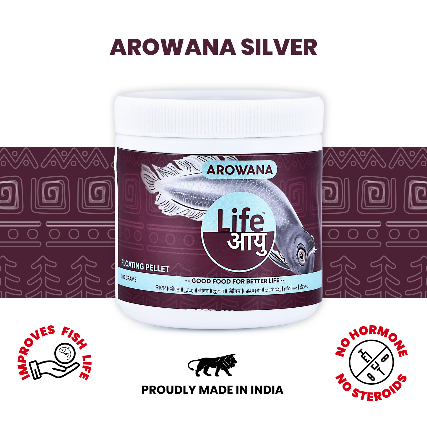 Life Aayu Silver Arowana Food