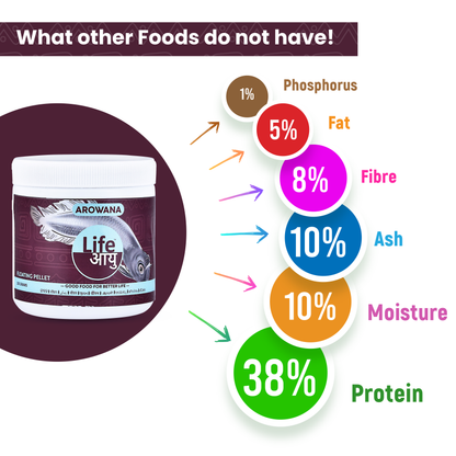 Life Aayu Silver Arowana Food