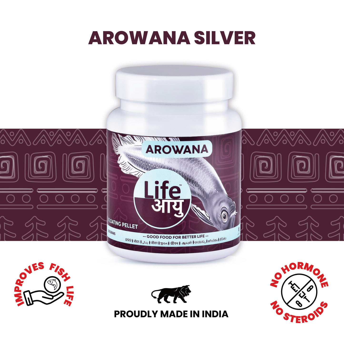 Life Aayu Silver Arowana Food