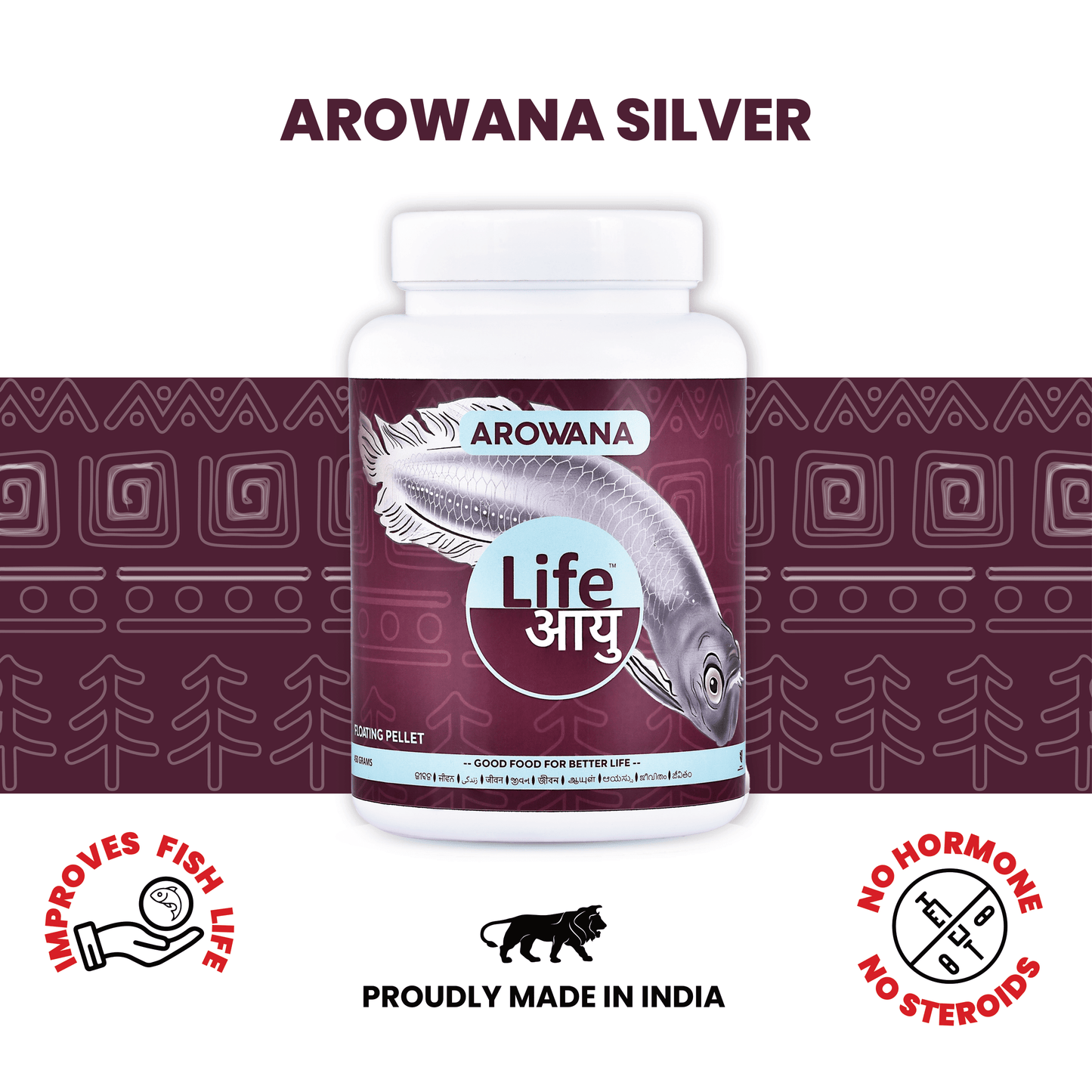 Life Aayu Silver Arowana Food