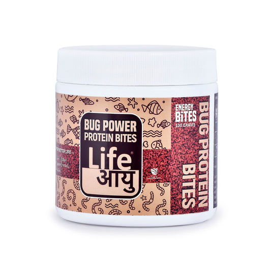 Life AAYUH Bug Protein Fish Food | High-Protein Insect-Based Micro Pellets for Aquarium Fish | Supports Growth, Color, Immunity & Digestion