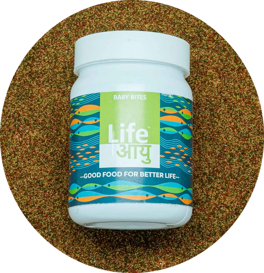 Life AAYU Baby Bites – Superfood for Fry & Baby Fish Growth 30g