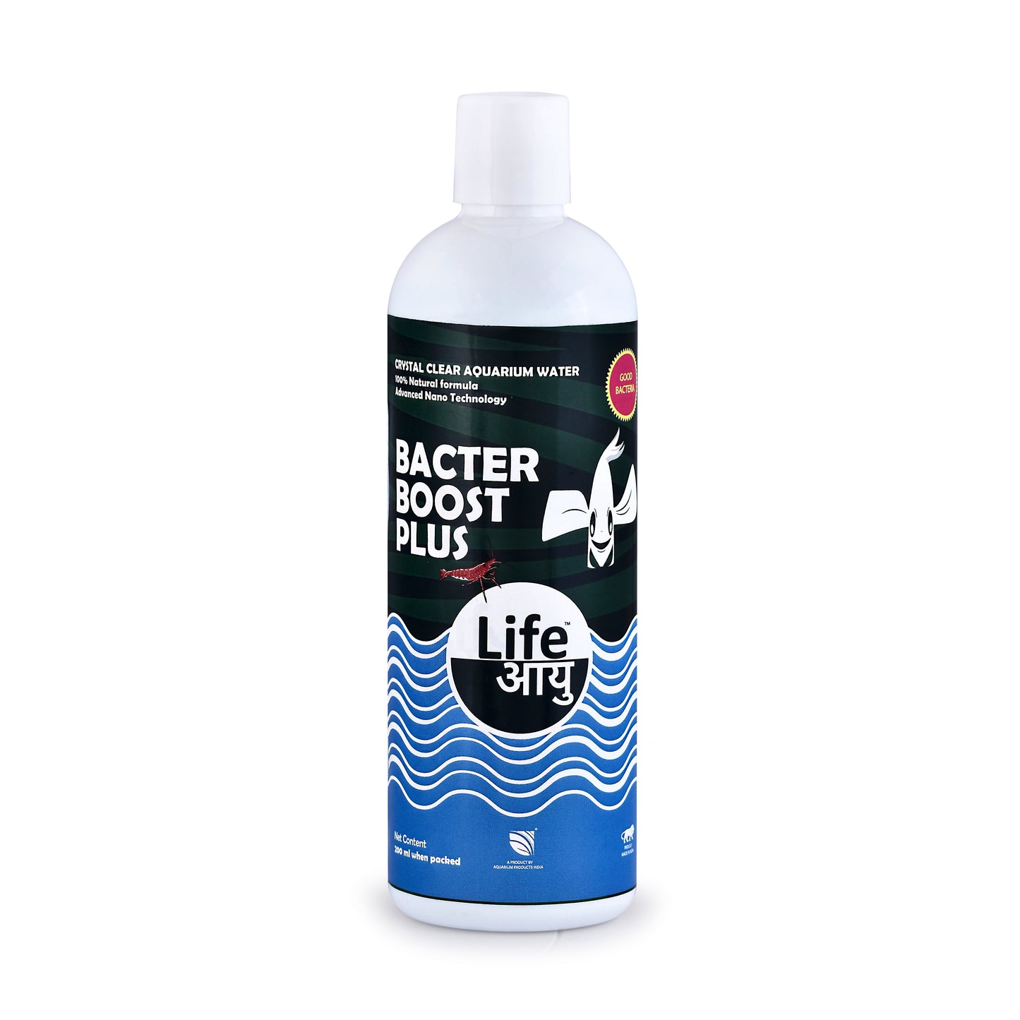 Life Aayu Bacter Boost Plus – Natural Aquarium Bacteria Starter for Clear Water, Ammonia Control Eco Balance | 100% Shrimp Safe