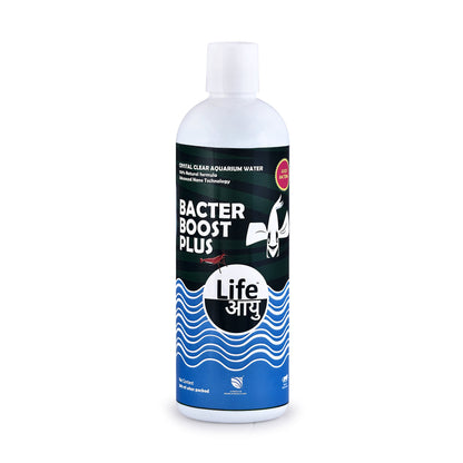 Life Aayu Bacter Boost Plus – Natural Aquarium Bacteria Starter for Clear Water, Ammonia Control Eco Balance | 100% Shrimp Safe