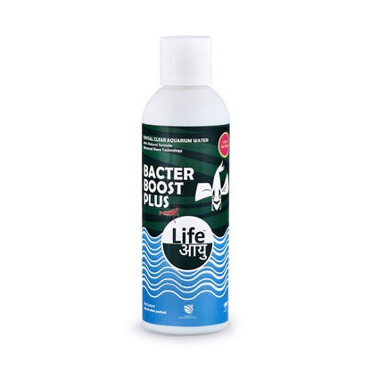 Life Aayu Bacter Boost Plus – Natural Aquarium Bacteria Starter for Clear Water, Ammonia Control Eco Balance | 100% Shrimp Safe