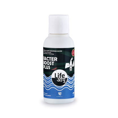 Life Aayu Bacter Boost Plus – Natural Aquarium Bacteria Starter for Clear Water, Ammonia Control Eco Balance | 100% Shrimp Safe