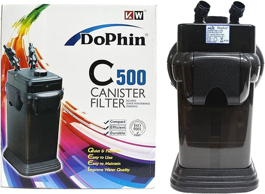 Enjoy Crystal Clear Water & Powerful Multi-Stage Filtration | Dophin C500 Canister Filter