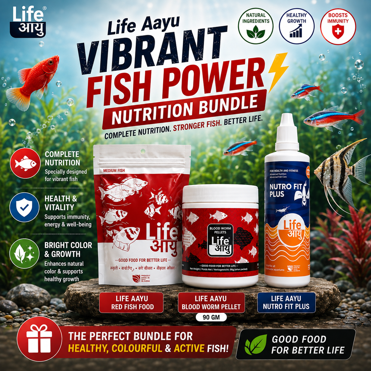 Life Aayu Vibrant Fish Power Nutrition