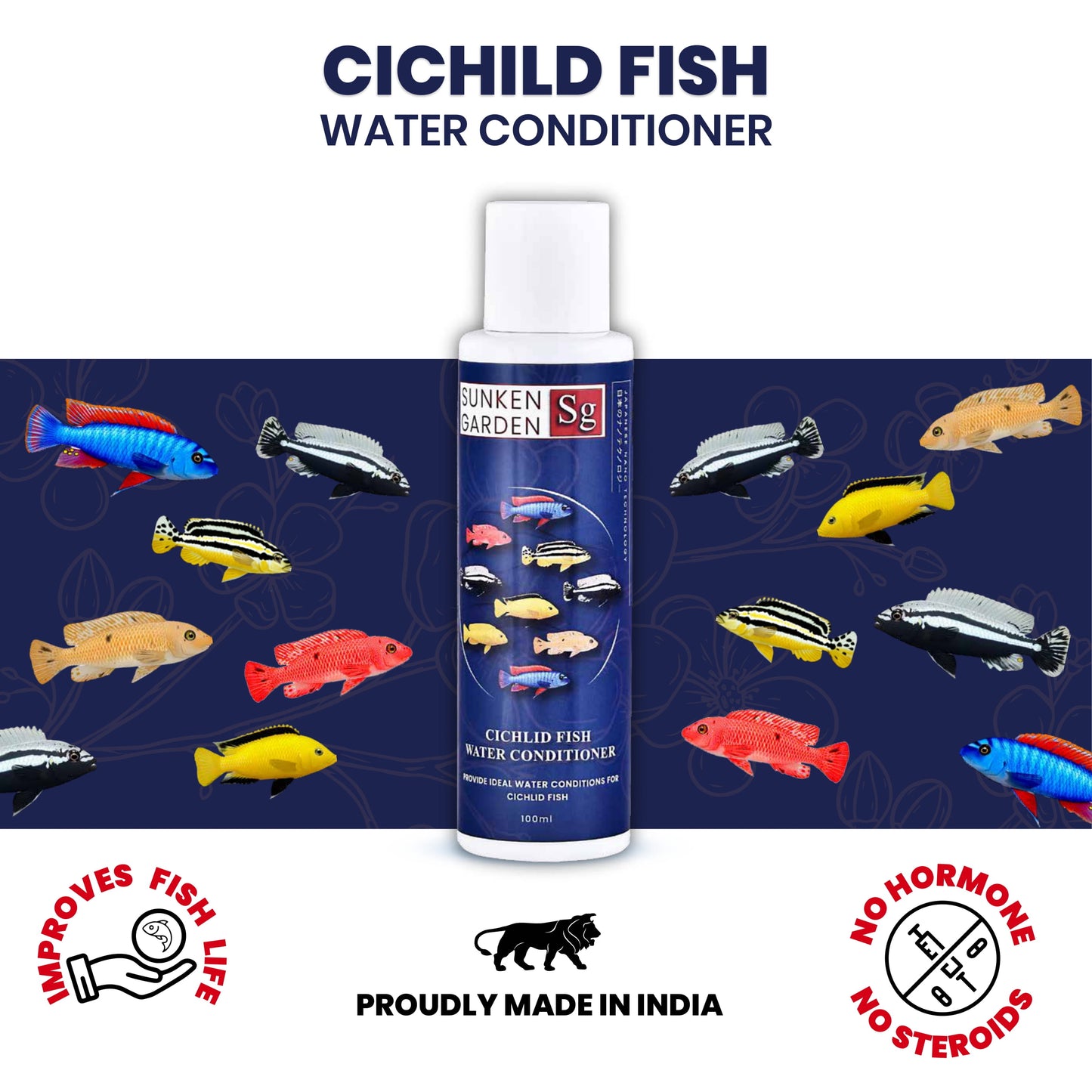 Sunken Garden Cichlid Fish Water Conditioner