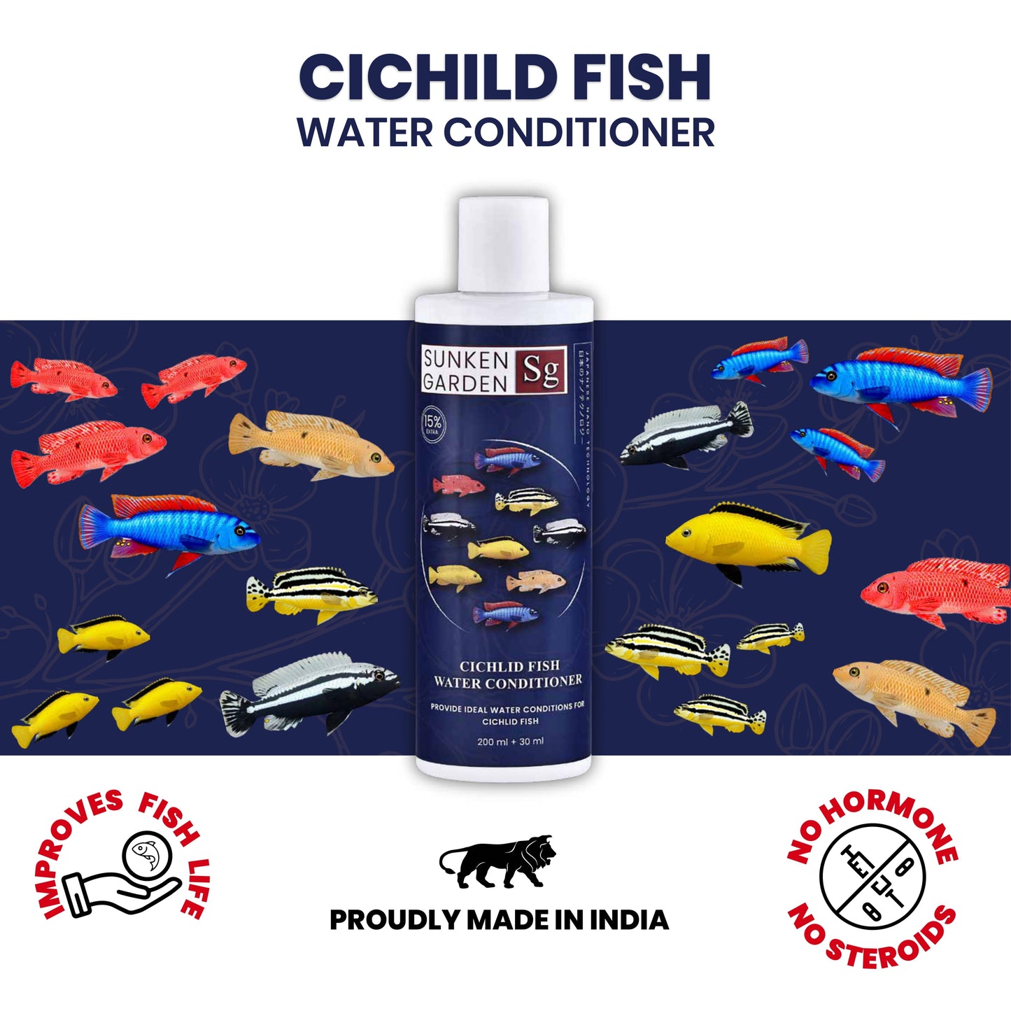 Sunken Garden Cichlid Fish Water Conditioner