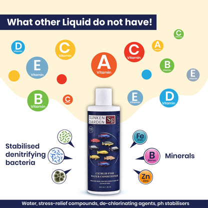 Sunken Garden Cichlid Fish Water Conditioner