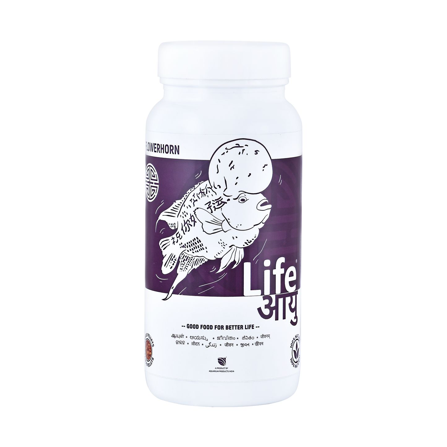 Life AAYU Flowerhorn Food 200 gm & 500 gm | No Steroids