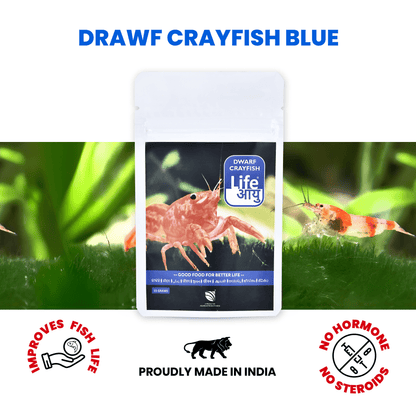 Life Aayu Dwarf Crayfish Orange Food | Breeding, Molting & Growth Booster | Handmade Ayurvedic Formula