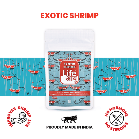 Life Aayu Shrimp Exotic Food 15g - Best Growth & Breeding