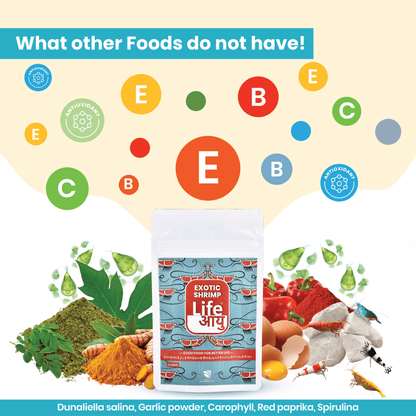 Life Aayu Shrimp Exotic Food 15g - Best Growth & Breeding