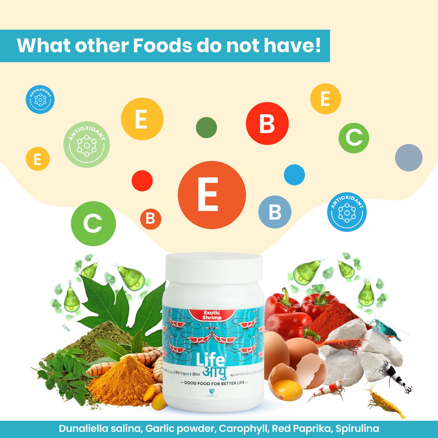 Life Aayu Shrimp Exotic Food 30g - Best Growth & Breeding